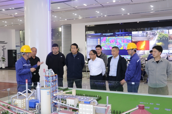 河南省生态环境厅督察办一级调研员张银明一行莅临登封海中参观调研
